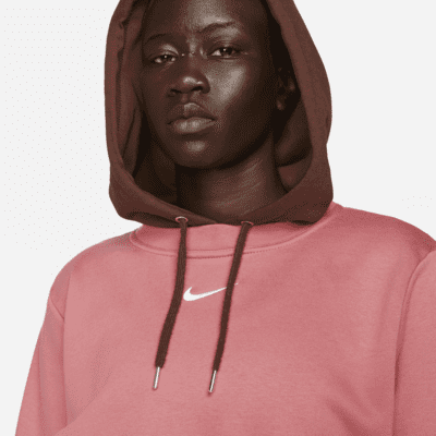 Sudadera con gorro de tejido Fleece sencillo para mujer Nike Sportswear Icon Clash