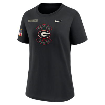 Georgia Military Appreciation Women's Nike Dri-FIT College T-Shirt