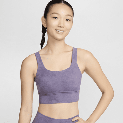 Nike Zenvy Tie-Dye Women's Medium-Support Padded Longline Sports Bra