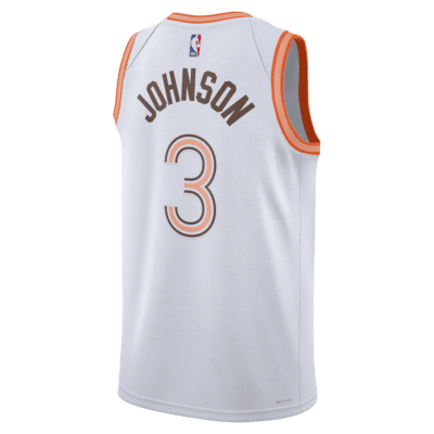 Jersey Nike Dri-FIT Swingman de la NBA para hombre Keldon Johnson San Antonio Spurs City Edition 2023/24