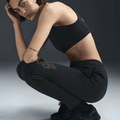 Nike Sportswear Club Fleece Joggingbroek met halfhoge taille voor dames