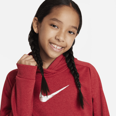 Sudadera con gorro sin cierre Therma-FIT para niños grandes Nike Multi+