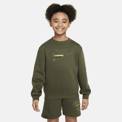 Nike Sportswear Club Big Kids' Crew-Neck Sweatshirt