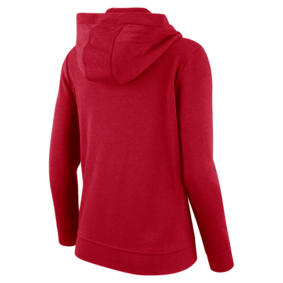 Felpa pullover in fleece con cappuccio Chicago Bulls Club Nike NBA – Donna