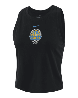 Женские  Chicago Sky Nike WNBA Cropped Tank Top