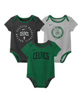 Детские  Boston Celtics Baby Nike NBA 3-Pack Bodysuit Set