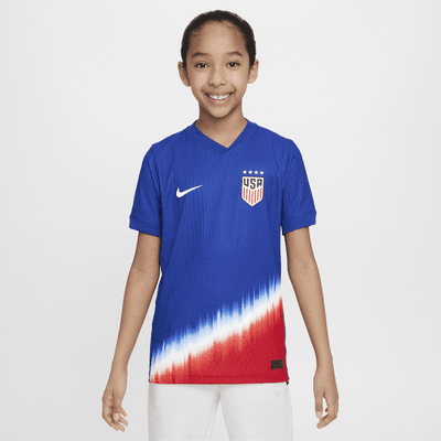 Jersey de fútbol Nike Dri-FIT ADV Authentic de la USWNT visitante 2024 Match para niños talla grande