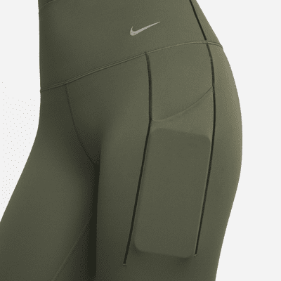 Leggings de 7/8 de tiro alto y sujeción media con bolsillos para mujer Nike Universa