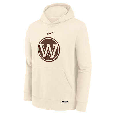 Sudadera con gorro de tejido Fleece para niños talla grande de los Golden State Warriors Club Fleece City Edition