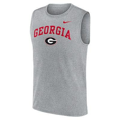 Georgia Primetime Arch Legend Men's Nike Dri-FIT College Muscle Tank Top from Nike - $40
