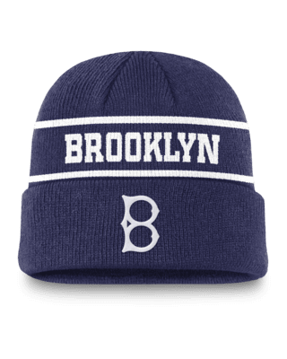 Мужские  Brooklyn Dodgers Rewind Terra Nike MLB Cuffed Beanie