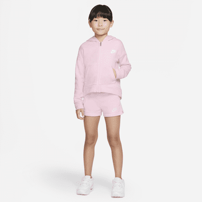 Bluza z kapturem i zamkiem na całej długości dla małych dzieci Nike Sportswear Club Fleece