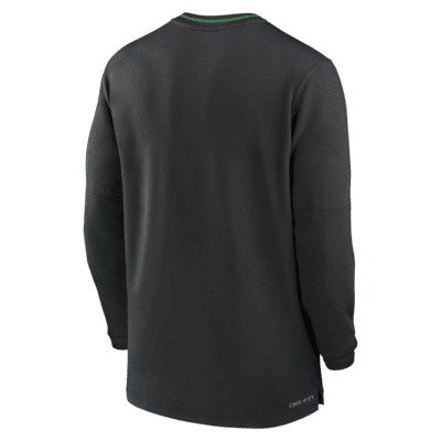 Oregon Ducks Sideline Coach Men's Nike Dri-FIT College 1/2-Zip Long-Sleeve Top