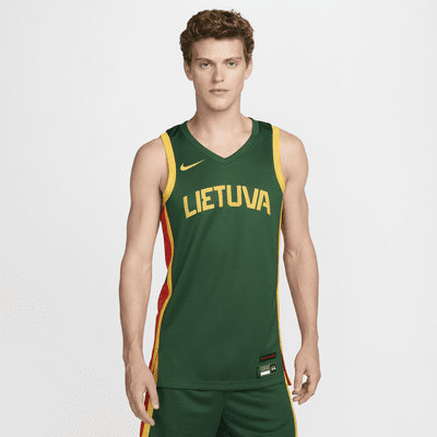 Lithuania Limited Road Men's Nike Basketball Jersey
