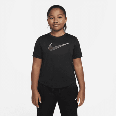 geloof Modernisering grens Nike One Big Kids' (Girls') Dri-FIT Short-Sleeve Training Top. Nike.com