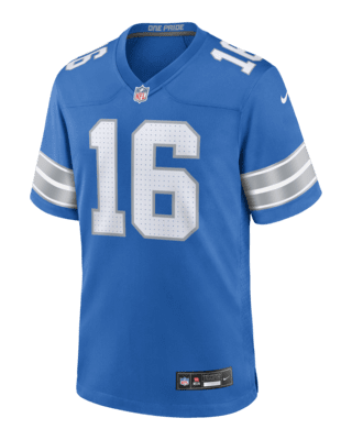 Мужские джерси Jared Goff Detroit Lions Nike NFL Game Football Jersey для футбола