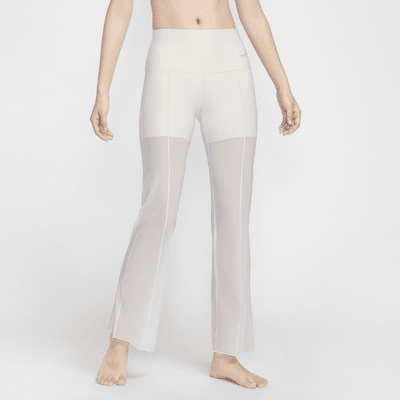 Nike Zenvy Sheer Women's Gentle-Support High-Waisted Full-Length Trousers