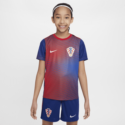 Kroatië Academy Pro Nike Dri-FIT voetbaltop met korte mouwen voor kids