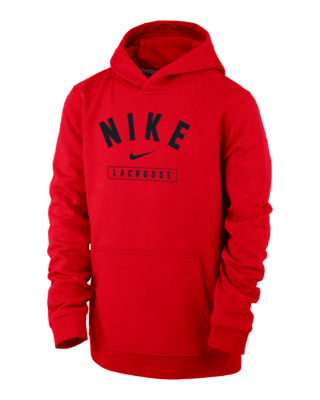 Подростковое худи Nike Lacrosse Big Kids' (Boys') Pullover Hoodie