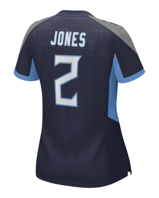 NFL Tennessee Titans (Julio Jones) Women's Game Football Jersey.