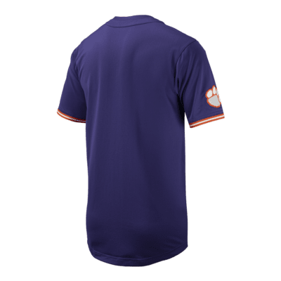 Jersey de béisbol universitario Nike Replica para hombre Clemson