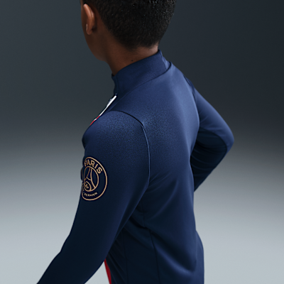 Paris Saint-Germain Strike Nike Dri-FIT Fußball-Drill-Oberteil für ältere Kinder