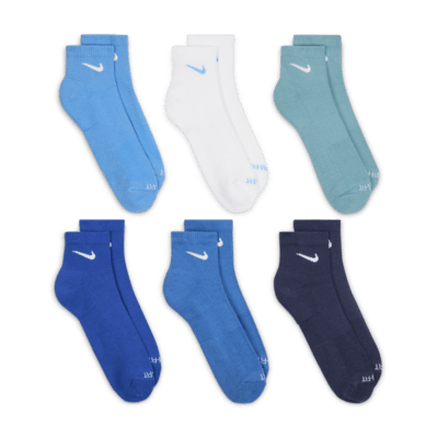 Calcetines al tobillo de entrenamiento Nike Everyday Plus Cushioned (6 pares)