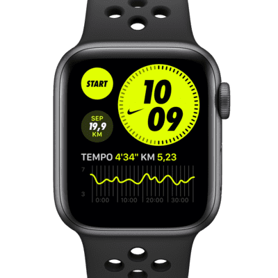 Apple Watch Nike SE (GPS + Cellular) with Nike Sport Band 40mm Space Grey  Aluminium Case. Nike AT
