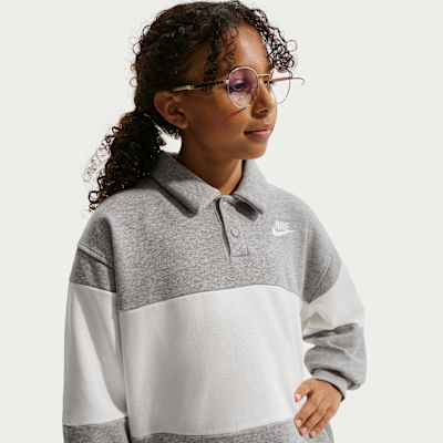 Nike Sportswear Club-rugbytrøje i french terry til større børn