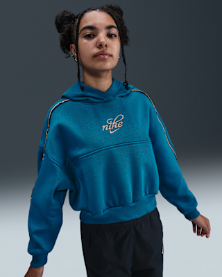 Детское худи Nike Sportswear Club Fleece Big Kids' (Girls') Boxy Hoodie