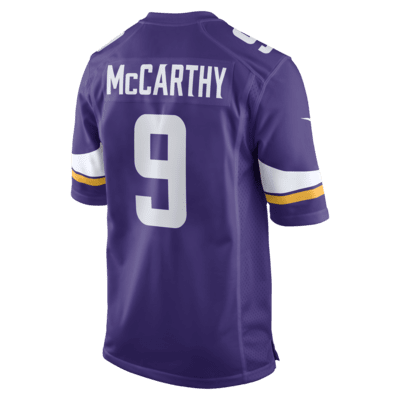 J.J. McCarthy Minnesota Vikings Men's Nike NFL Game Jersey