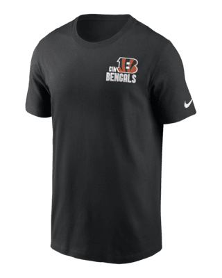 NFL Team Apparel Youth Cincinnati Bengals Cover 2 Long Sleeve T