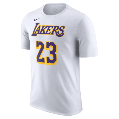 LeBron James Los Angeles Lakers Nike Icon 2022/23 Name & Number T-Shirt -  Gold