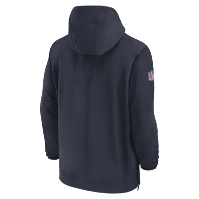 Nike Youth Chicago Bears Sideline Player Navy Hoodie