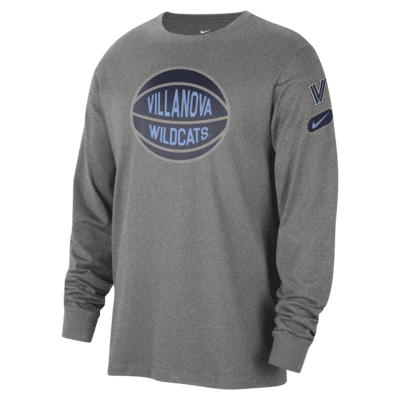 Playera de manga larga universitaria Nike para hombre Villanova Fast Break