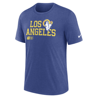 Los Angeles Rams Overlap Lockup Men's Nike NFL T-Shirt