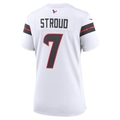 C.J. Jersey de fútbol americano Nike de la NFL Game para mujer Stroud Houston Texans