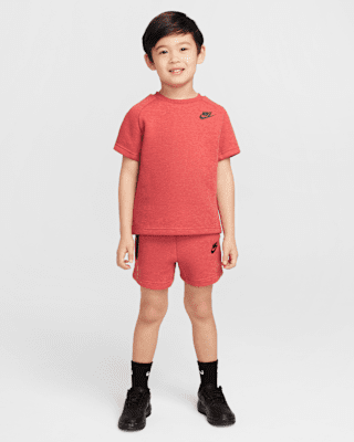 Детские шорты Nike Toddler Tech Fleece Tee and Shorts Set