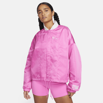 Chamarra bomber de tejido Woven oversized para mujer Nike Air