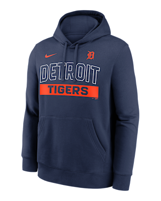 Мужское худи Detroit Tigers Club Nike MLB Pullover Hoodie