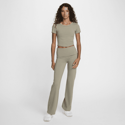 Crop top Dri-FIT à manches courtes Nike One Fitted pour femme