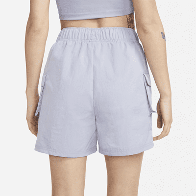 Shorts de tiro alto de tejido Woven para mujer Nike Sportswear ...