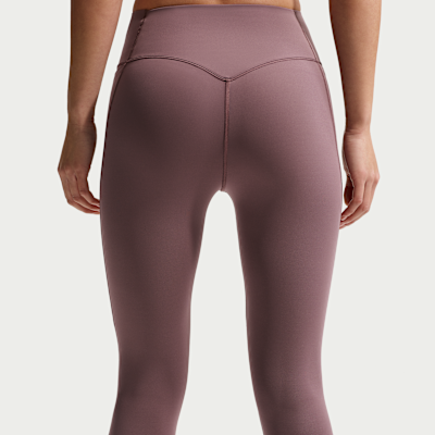 Nike Universa Women's High-Waisted 7/8 Leggings with No Front Seam