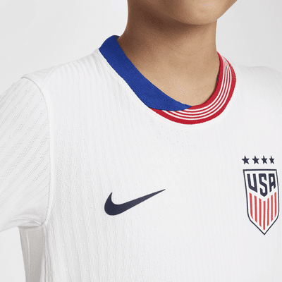 USWNT 2024 Match Home Big Kids' Nike Dri-FIT ADV Soccer Authentic Jersey