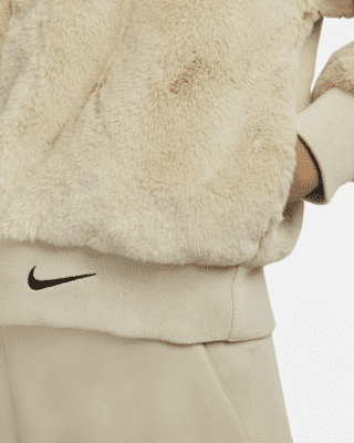 nike jacket fur