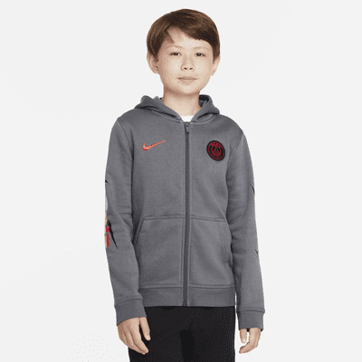París Saint-Germain Sudadera con capucha y cremallera completa de tejido  Fleece - Niño/a. Nike ES
