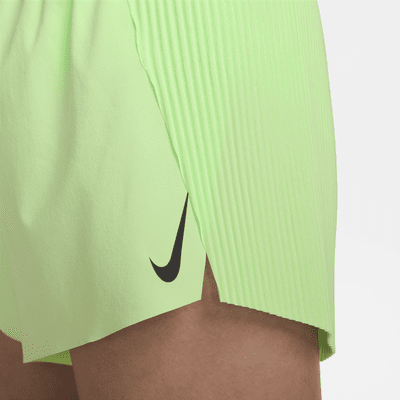 Short de running taille mi-haute avec sous-short intégré Dri-FIT ADV Nike AeroSwift 8 cm pour femme