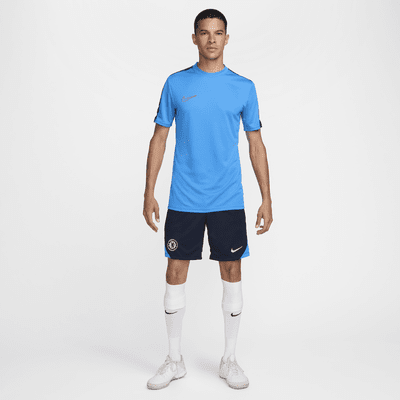 Chelsea FC Strike Pantalón corto de fútbol de tejido Knit Nike Dri-FIT - Hombre