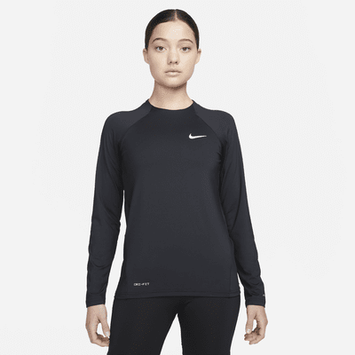 Camiseta Hydroguard de natación de manga larga para mujer Nike Essential