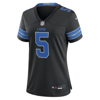 Jersey de fútbol americano Nike de la NFL Game para mujer David Montgomery Detroit Lions